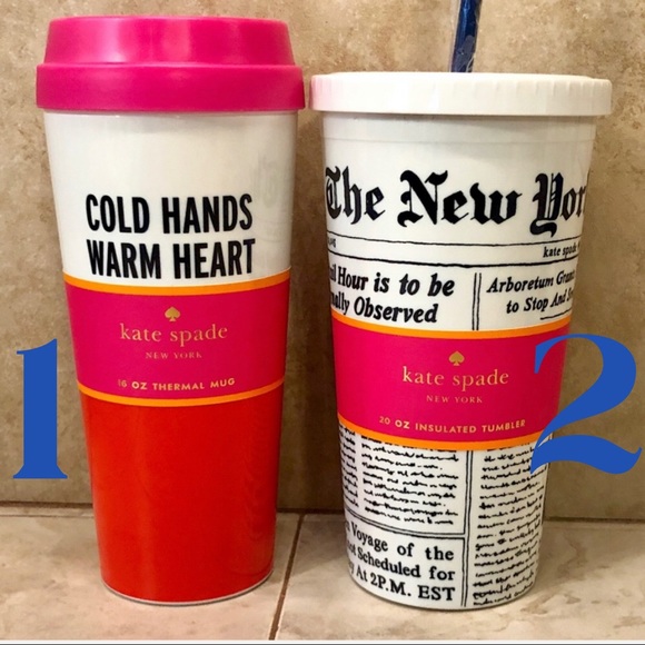 kate spade Other - NEW Kate Spade Insulated Tumbler & Mug Set